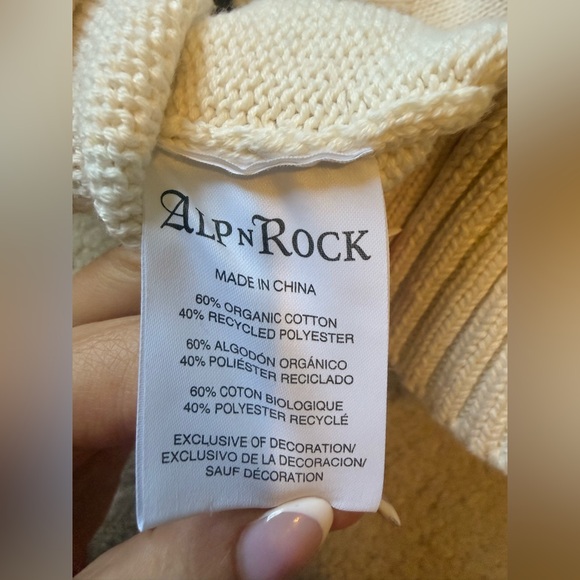 PERONI X ALP N ROCK FAIRISLE 1/4 ZIP SWEATER | IVORY XS - Picture 14 of 15